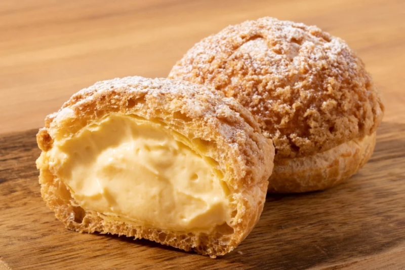 みかんクリームクッキーシュー