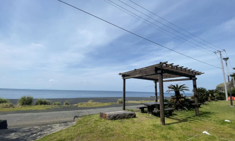 三宅島の海岸