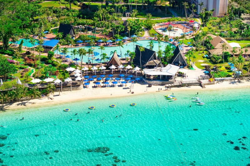 パシフィック アイランド クラブ グアムの空撮