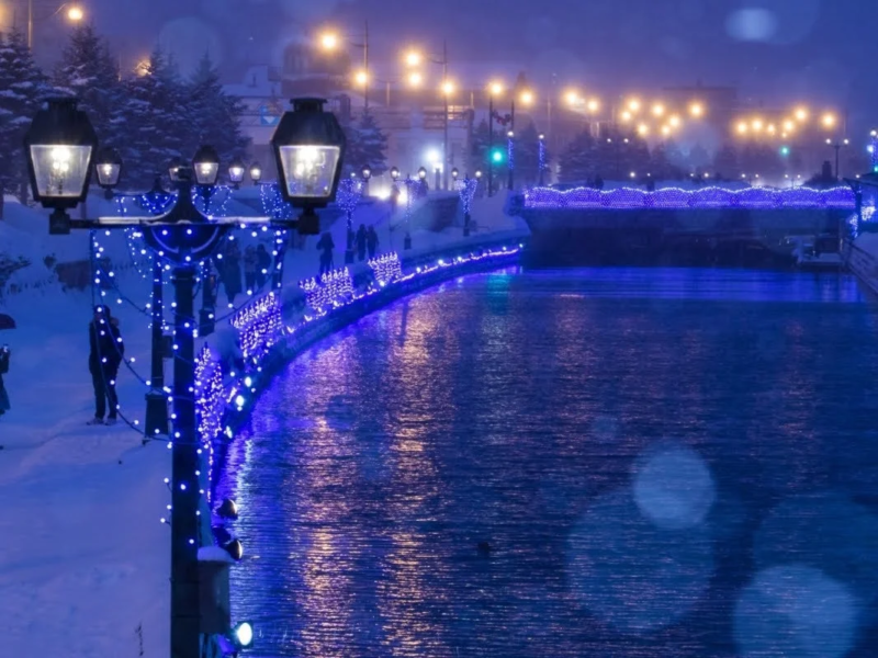 小樽運河イルミネーションの画像