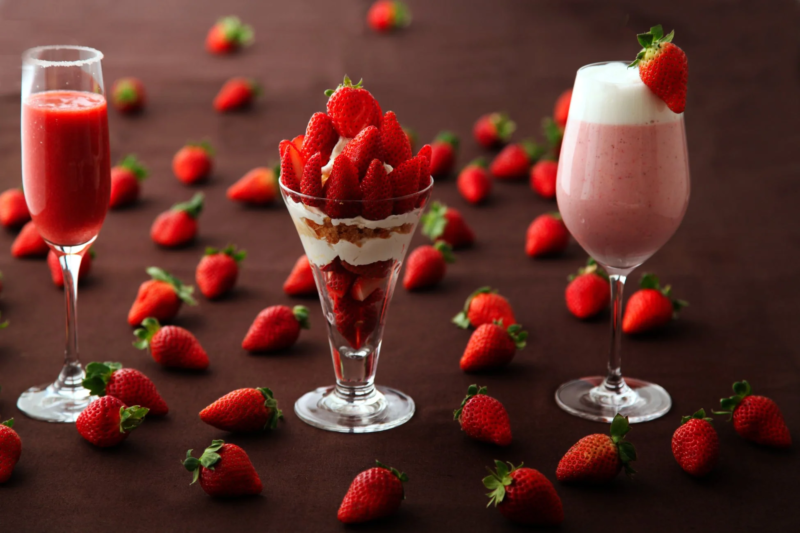 いちごスイーツの盛り合わせ