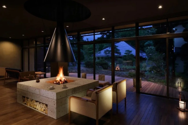 おやど森の音の暖炉