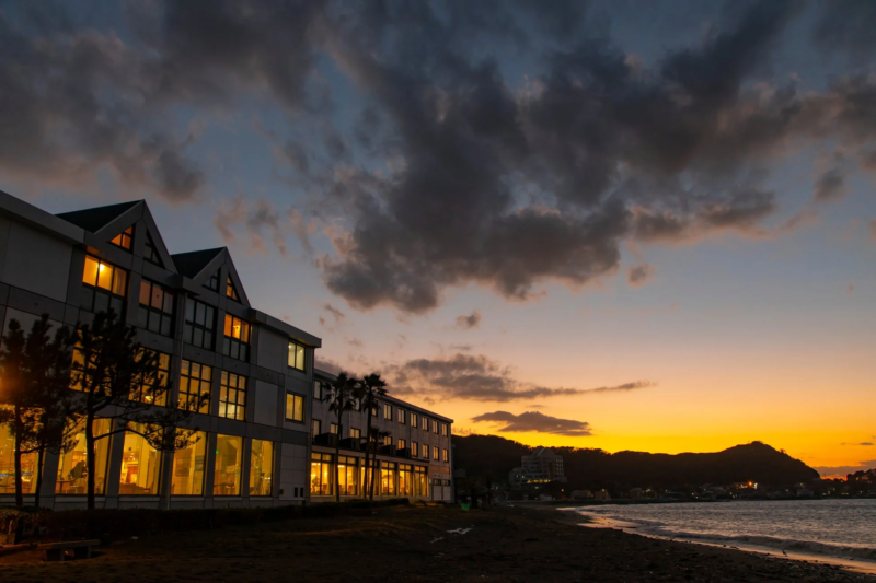 休暇村館山の夕景
