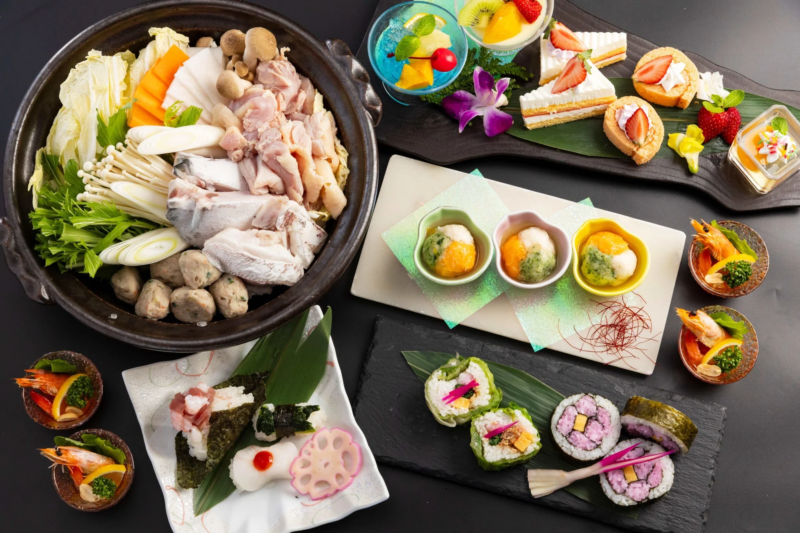 豪華な和食ビュッフェ