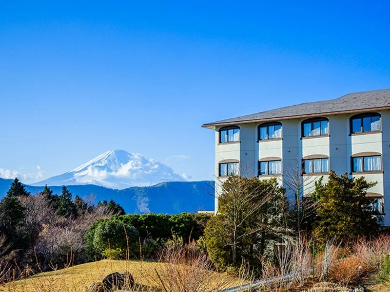 富士山を望むホテル