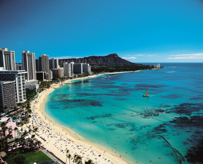 ハワイ ワイキキビーチ