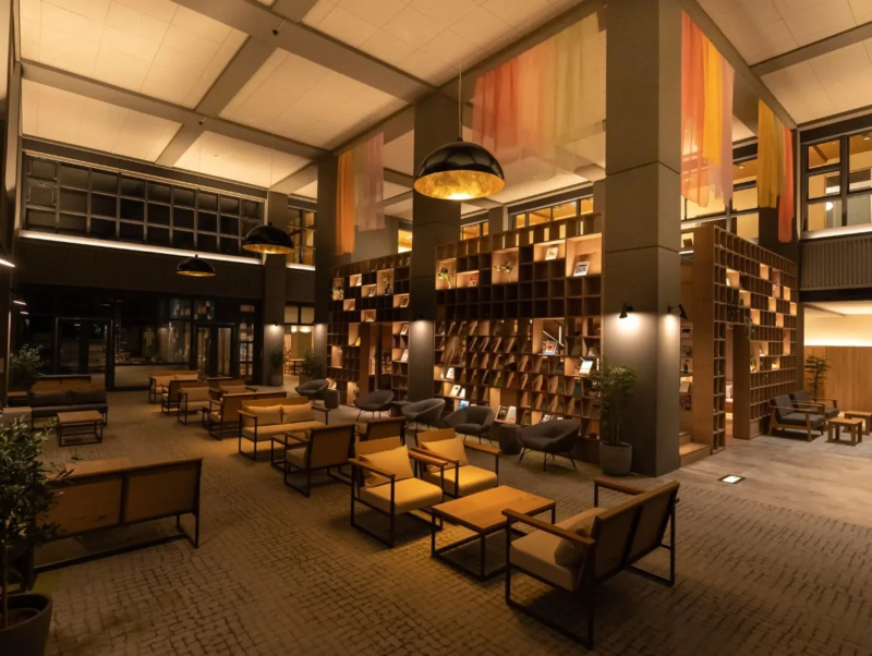 おふろcafé yusaのラウンジ