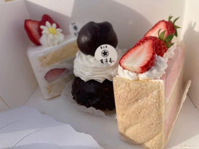 いちごのショートケーキとデザート