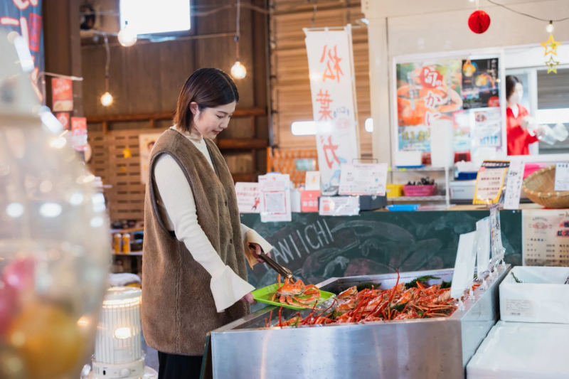 かにいちの様子