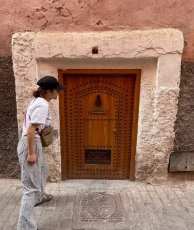 モロッコの旧市街のドア