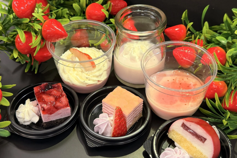 様々な種類のいちごデザート