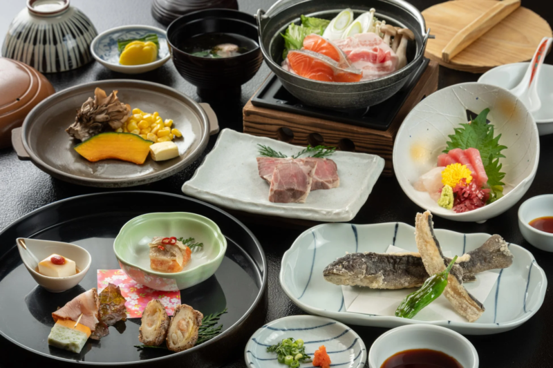 豪華な和食会席料理