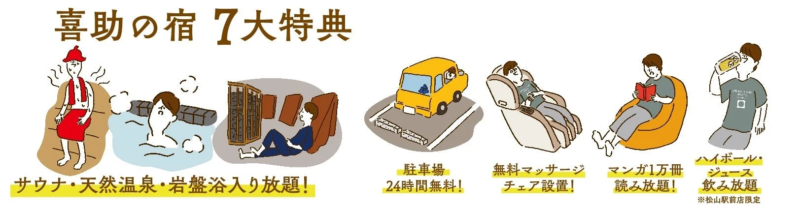 喜助の宿 7大特典