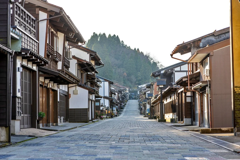 伝統的な日本の町並み