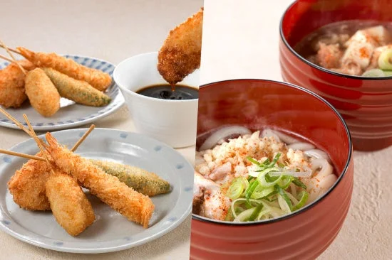 大阪名物 串カツとうどん