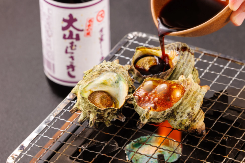 サザエのつぼ焼き