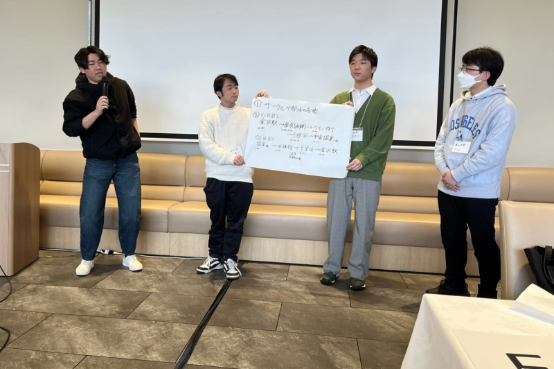 学生のプレゼンテーション