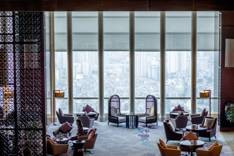 ハノイのシティビューラウンジ