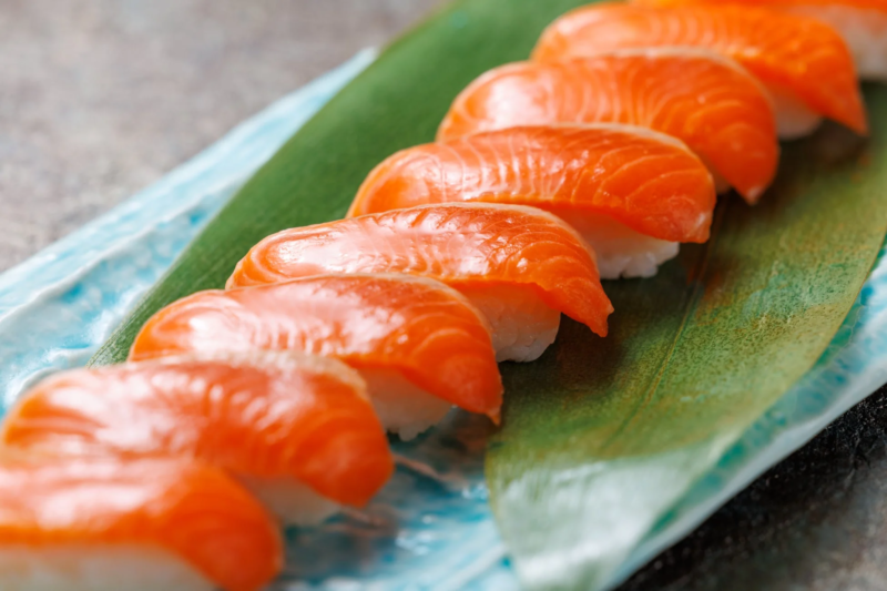 サーモンの握り寿司