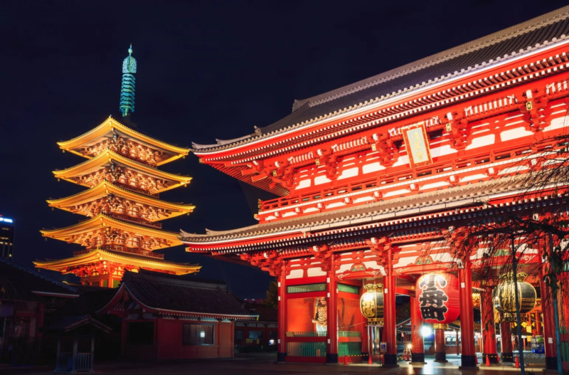 浅草寺夜景