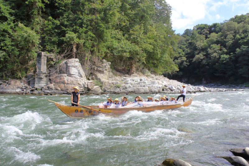 天竜川和船下り