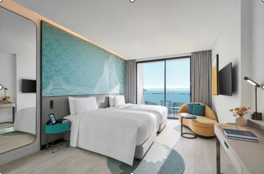 ダナン海が見える客室