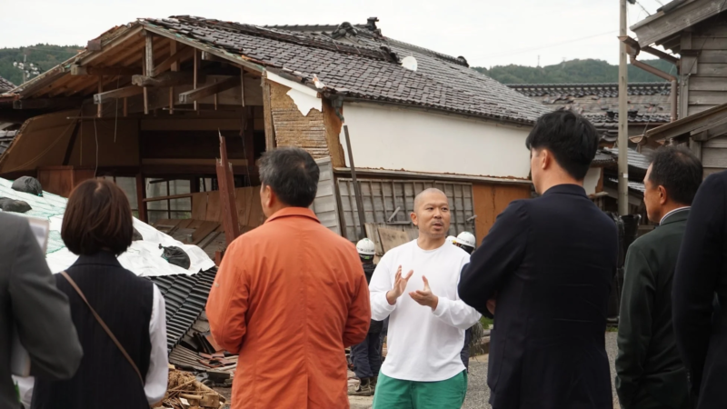 災害で損壊した家屋