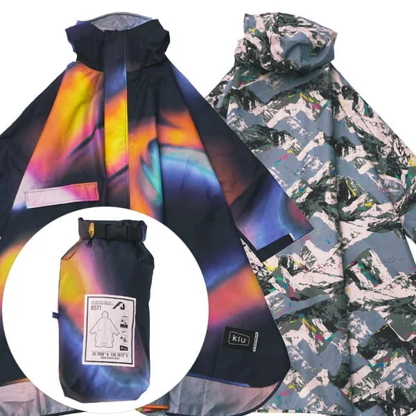 FUJIROCK KIU スタンダード レインポンチョ