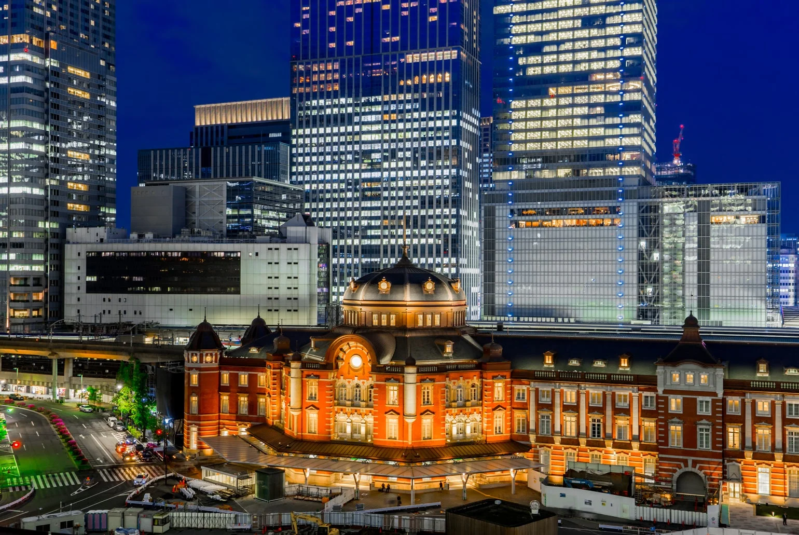 東京駅夜景
