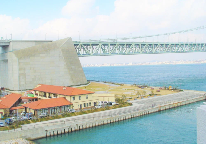 明石海峡大橋航空写真