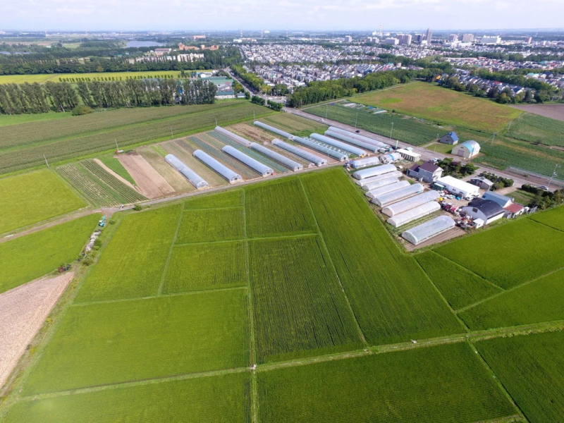 藤井ファーム・ラボの空撮