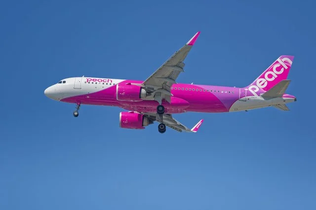 ピーチ航空の機体