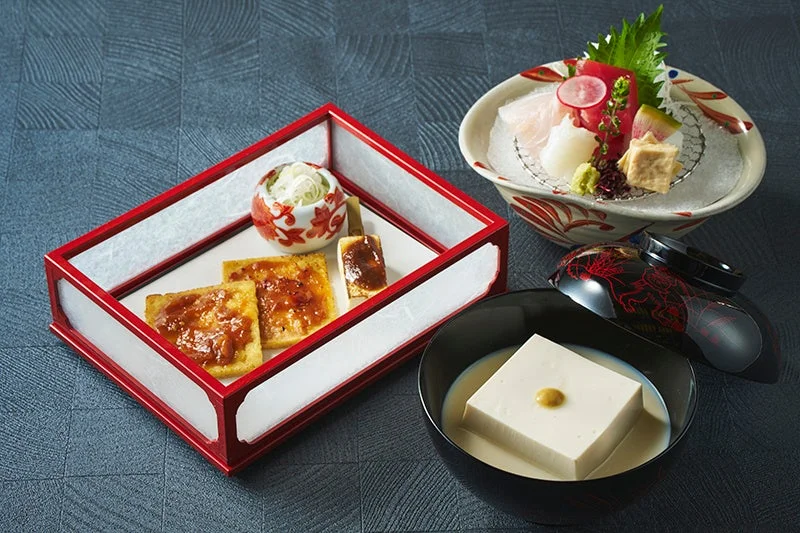 島豆腐会席の料理