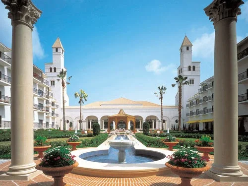 三重県志摩市のホテル中庭