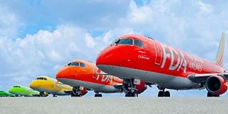 FDAのカラフルな飛行機