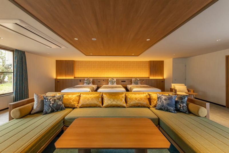 トリプルルームの客室