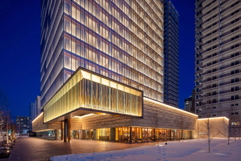 札幌のホテルグランデージの夜景