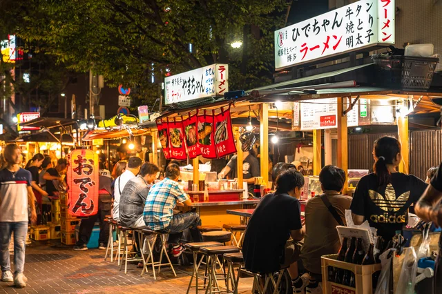福岡の屋台街