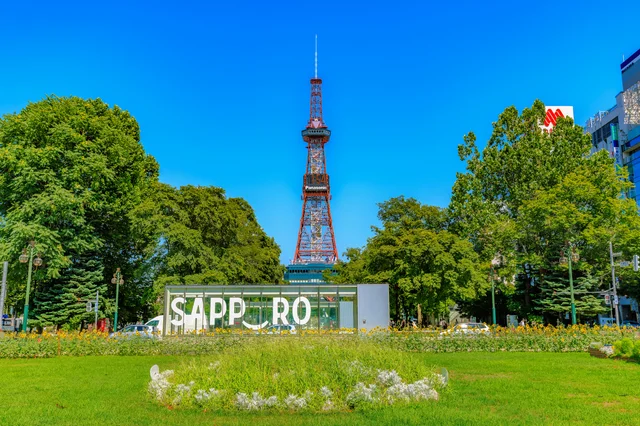 夏の札幌大通公園
