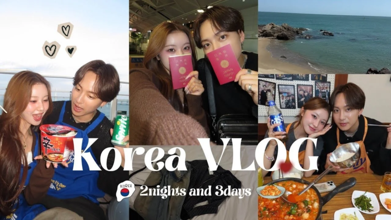 むっかなさんの釜山VLOGサムネイル