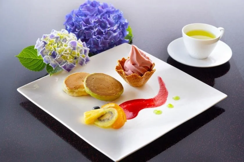 抹茶パンケーキ