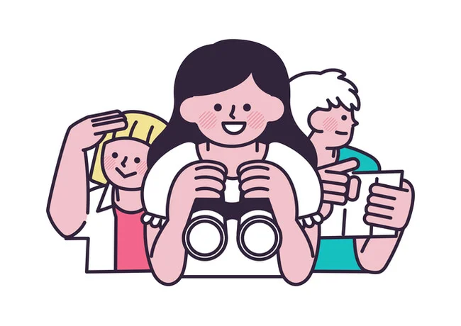 探検イラスト